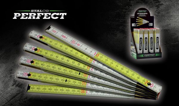 Miara składana drewniana   1-2m  STALCO  PERFECT
