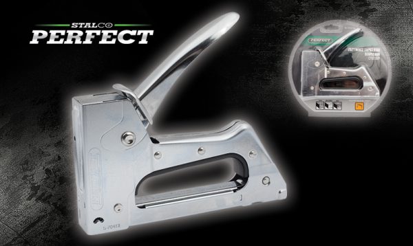 Zszywacz tapicerski metalowy A:6-10mm  STALCO  PERFECT
