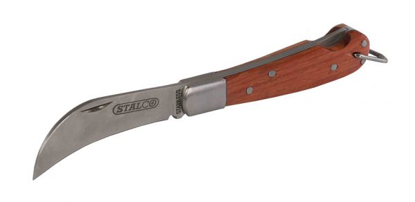 Nóż monterski 180 mm ostrze wygięte  STALCO