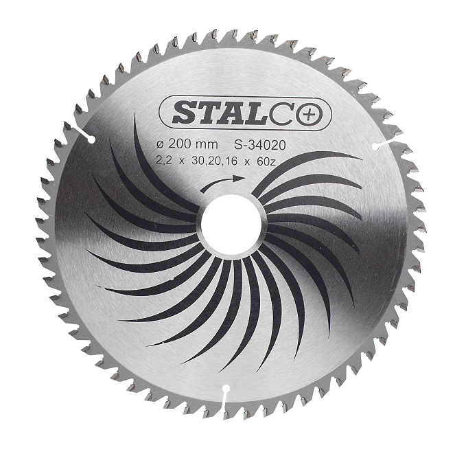 Piła tarczowa widiowa do aluminium 200x30mm  STALCO - BR-Stalco Leżajsk