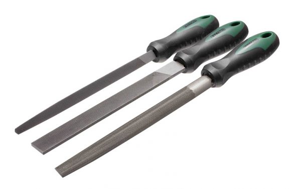 Pilniki do metalu 200mm komplet 3el.  STALCO  PREMIUM