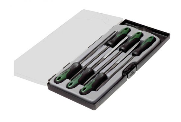 Pilniki iglaki 140mm komplet 6el.  STALCO  PREMIUM