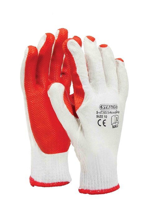 Rękawice bawełniane „S-HEAVY GRIP  ECO”   10″     STALCO - BR-Stalco Leżajsk