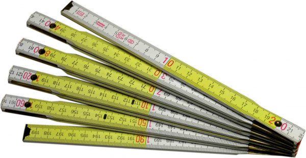 Miara składana drewniana   1-2m  STALCO  PERFECT
