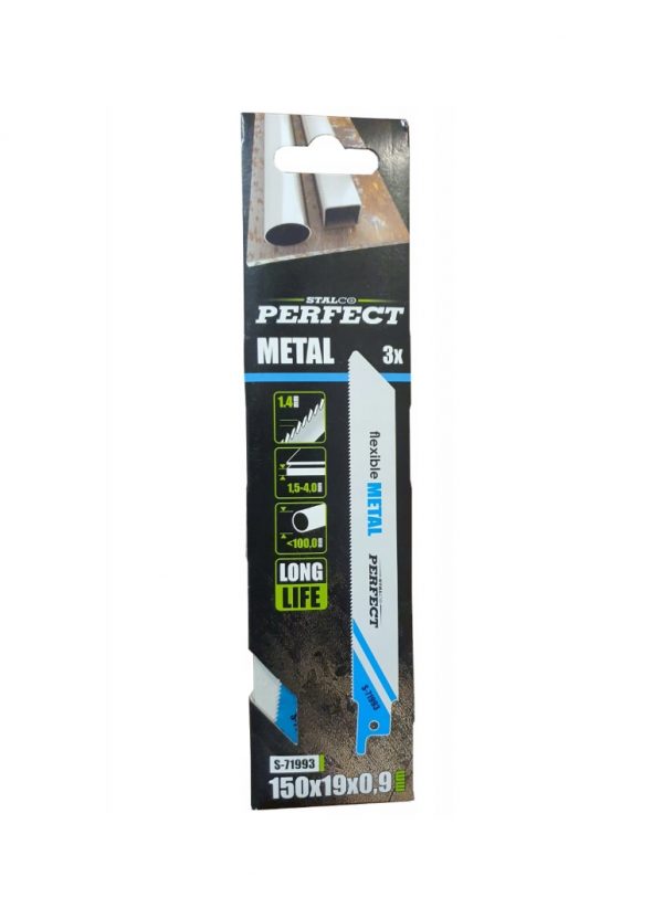 Brzeszczot do pił szablastych 1,4x150mm  kpl.3szt.  STALCO  POWERMAX