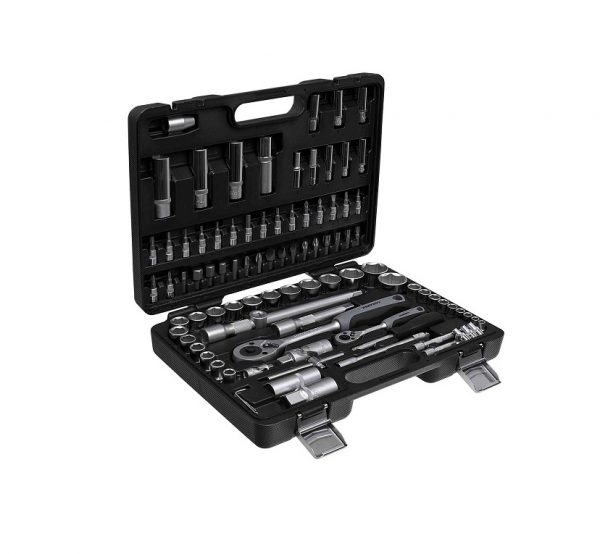 Zestaw nasadek 1/2"+1/4" 94el. Stalco Perfect