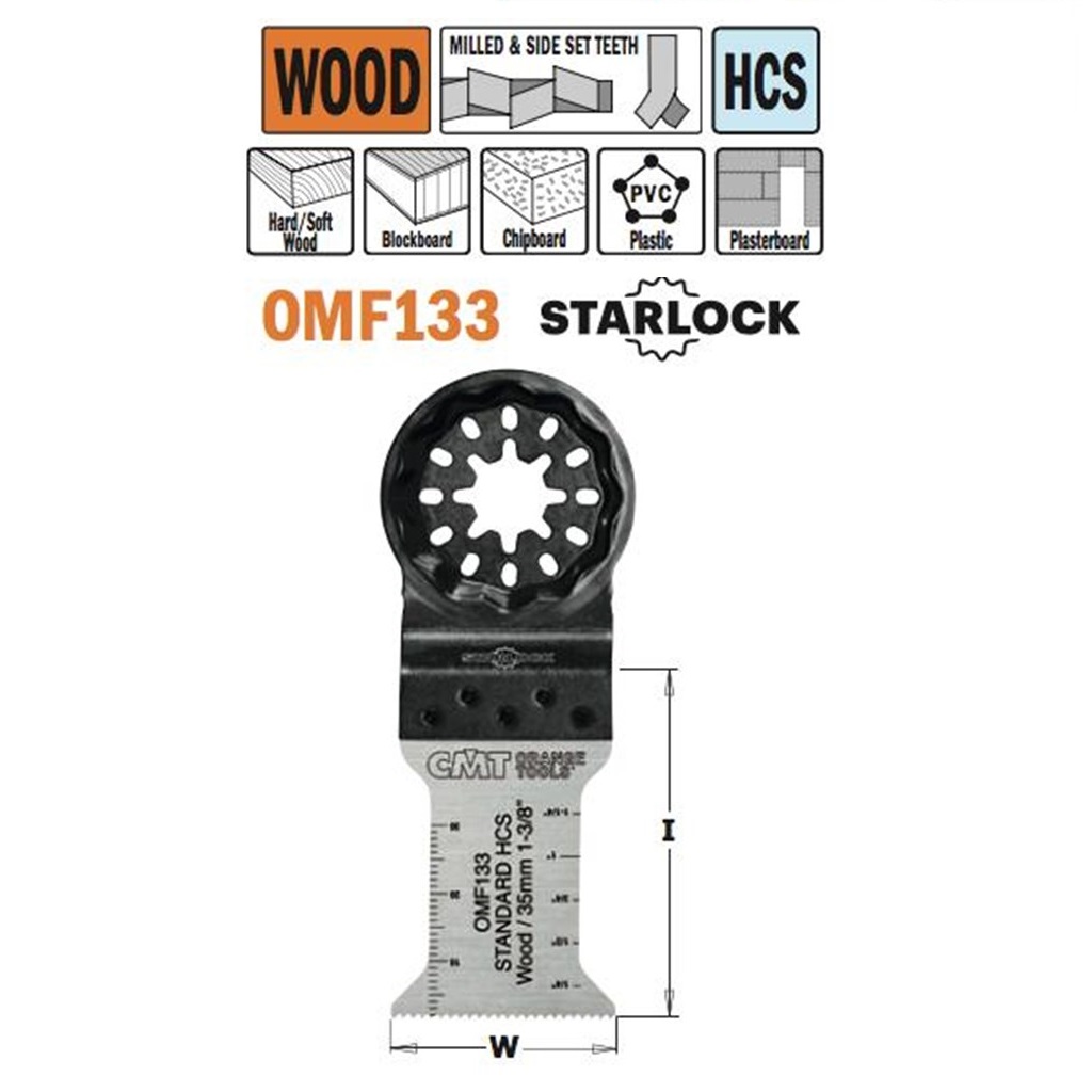 Brzeszczot 35 mm do ciecia wgłębnego w drewnie. CMT - BR-Stalco Leżajsk