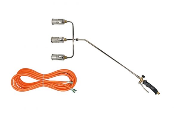 Palnik dekarski trzy dyfuzory 900mm wąż 5m (fi-50 12,81kg/h)     IDEALGAS