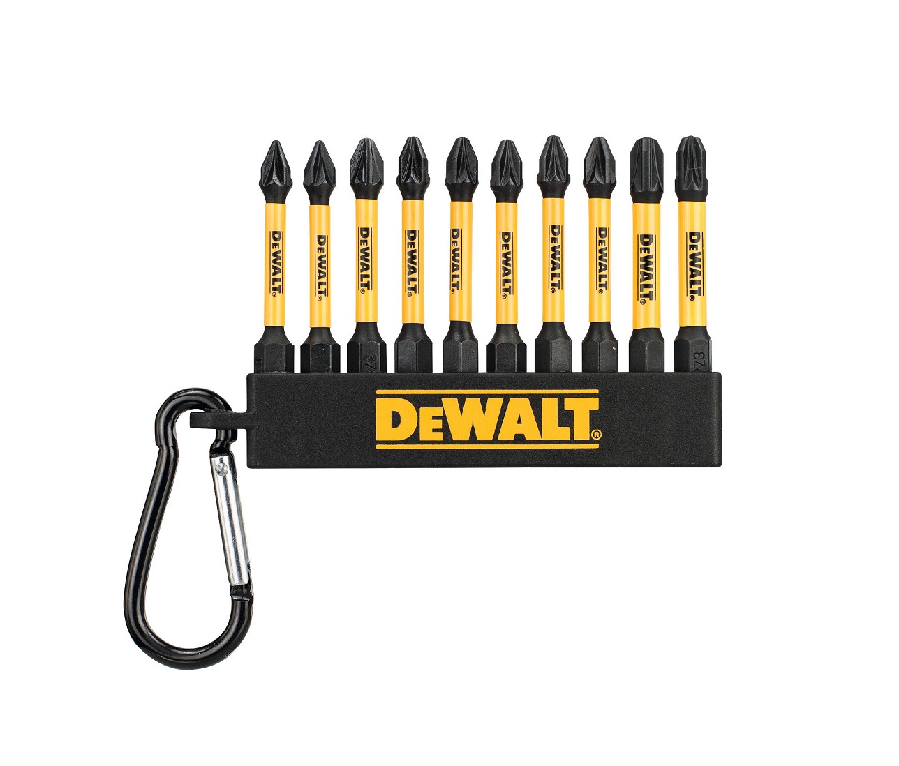 Zestaw końcówek udarowych 1/4″ 50mm (10szt.) DeWALT - BR-Stalco Leżajsk