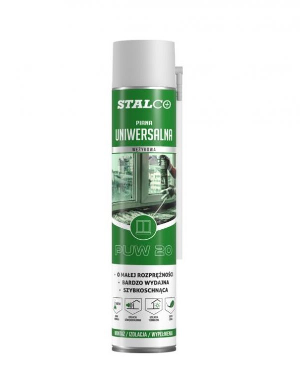 Piana uniwersalna 750ml PUW20 wężykowa Stalco