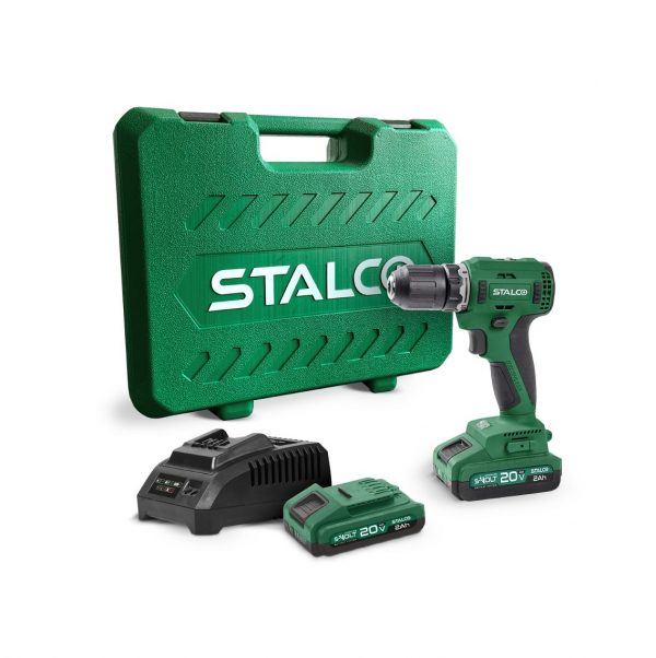 Wiertarko-wkrętarka 20V S-volt ds20-55bl Zestwa Stalco