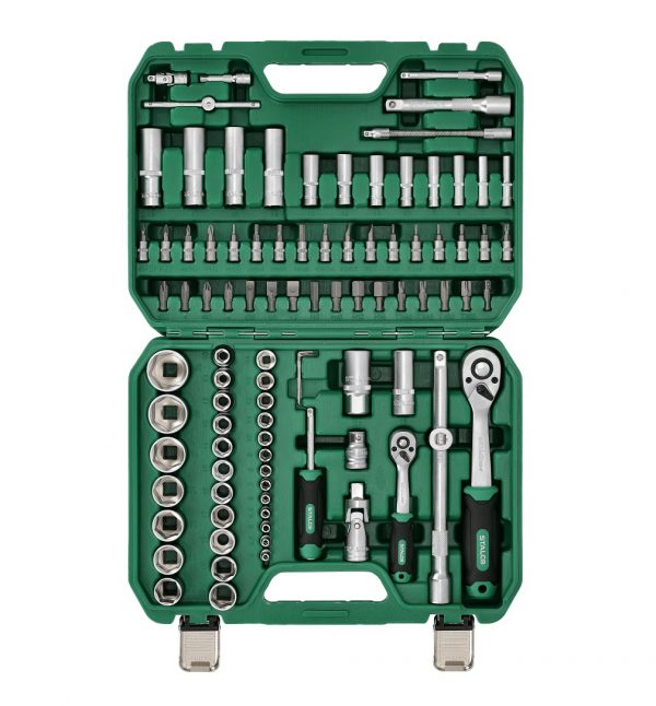 Zestaw nasadek 1/2"+1/4" 94el. STALCO