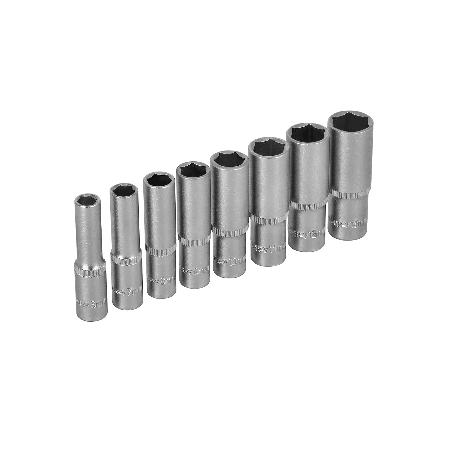 Zestaw nasadek głębokich 1/2″ 8el. stalco - BR-Stalco Leżajsk