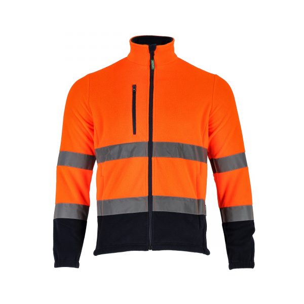 Polar męski ostrzegawczy BASIC NEON LINE pomarańczowy STALCO