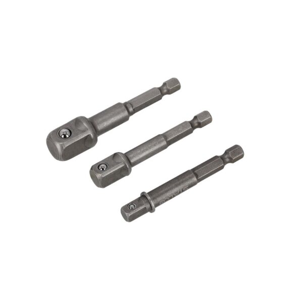 Adapter 1/4" na kwadrat 1/4"-3/8"-1/2" (3szt.) Stalco perfect