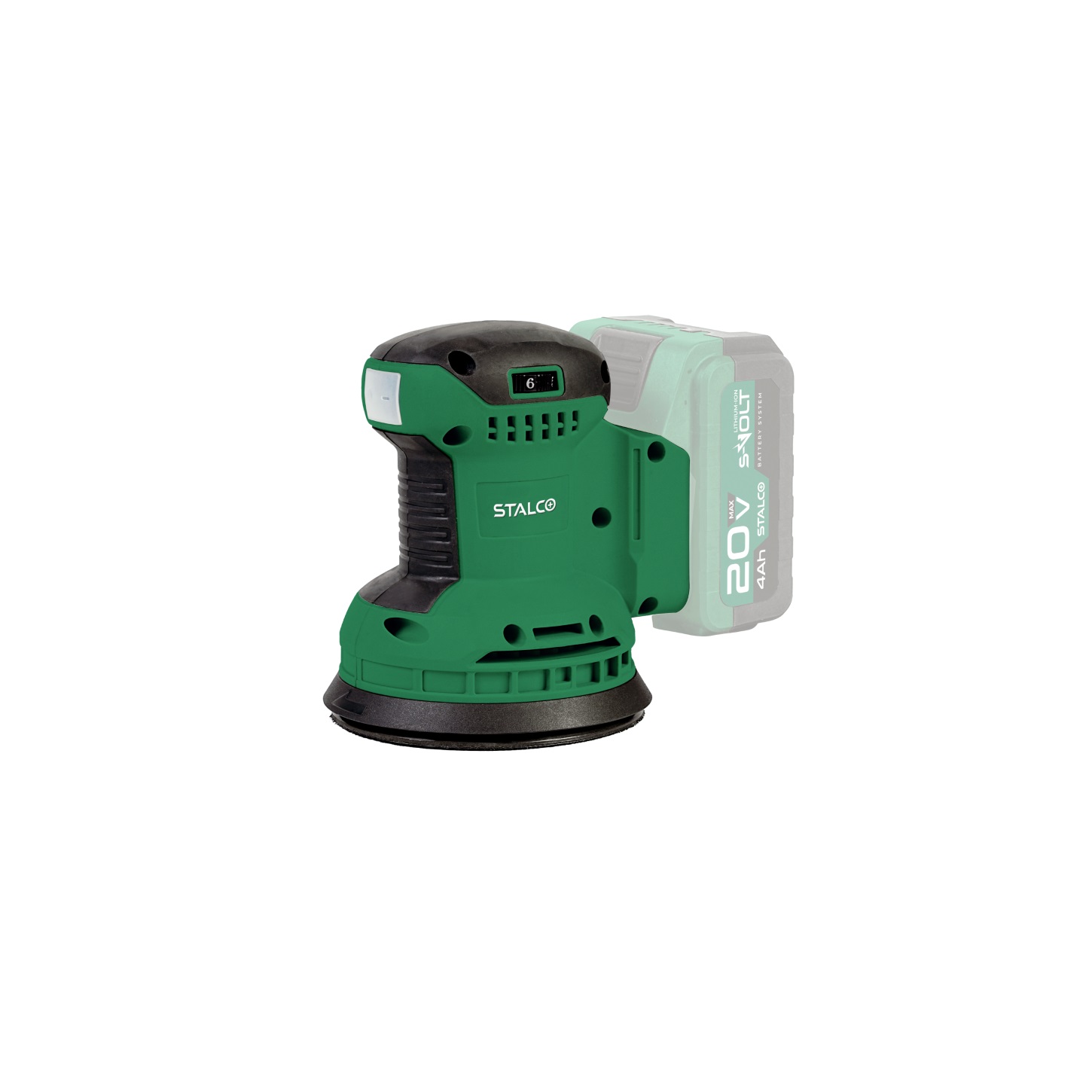 Szlifierka mimośrodowa 20V s-voltESS20-125 stalco - BR-Stalco Leżajsk