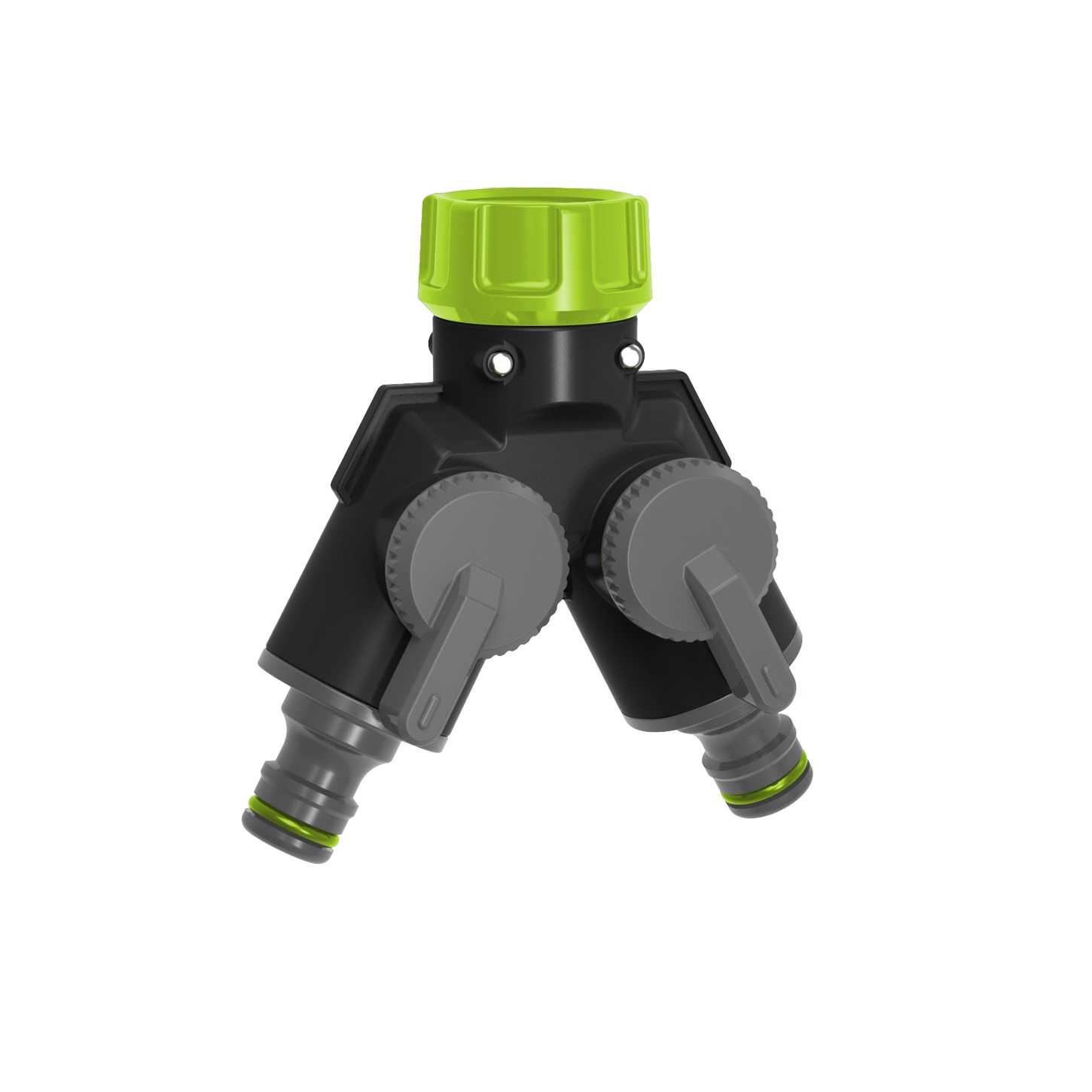 Rozdzielacz podwójny z zaworami STR stalco garden - BR-Stalco Leżajsk