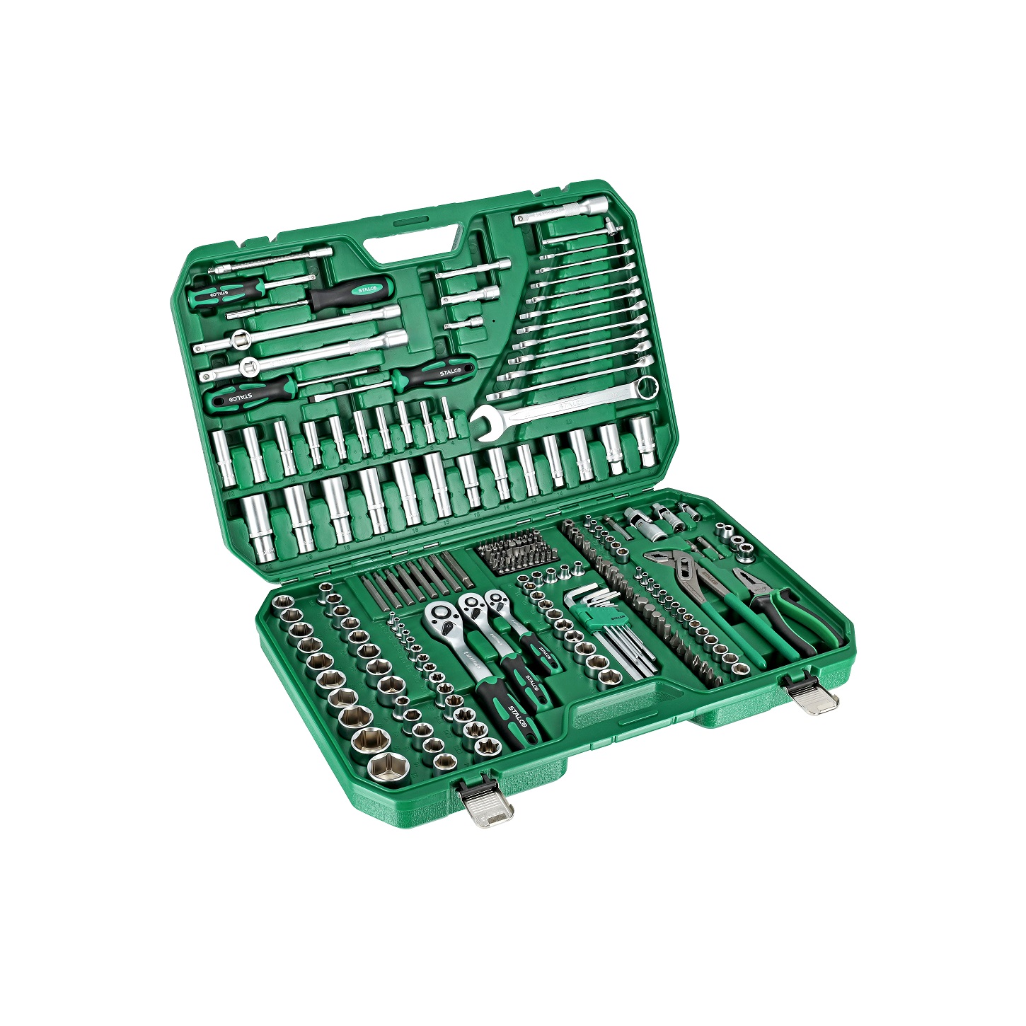 Zestaw nasadek 1/2″+1/4″+3/8″ 237el. stalco - BR-Stalco Leżajsk