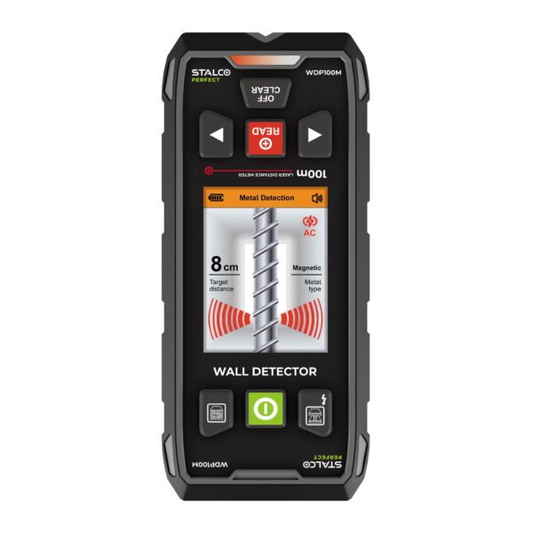 Detektor wielofunkcyjny ścienny WDP100M 100m stalco perfect